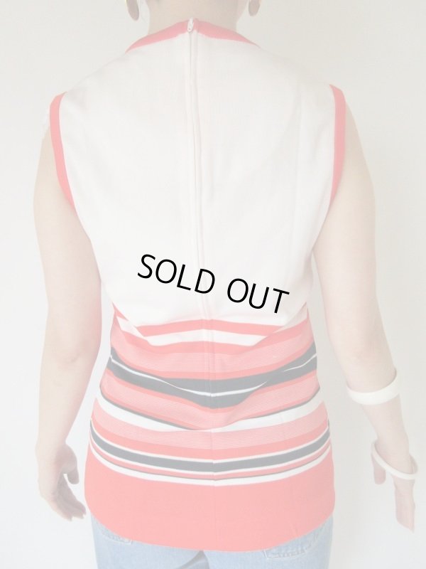 画像5: 未使用*海外ヴィンテージのトリコロールボーダー