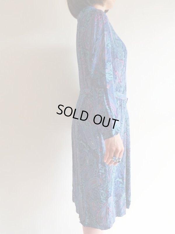 画像4: 未使用*鮮やかカラーのペイズリー