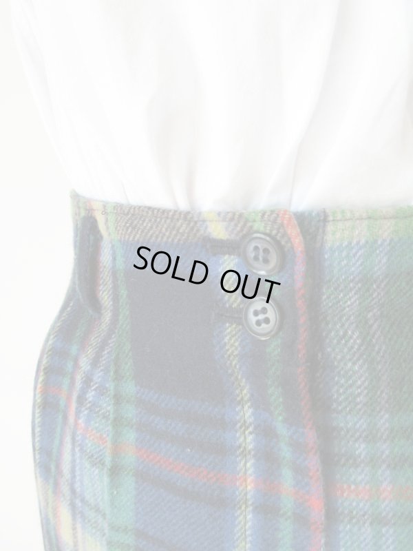 画像6: 美シルエットのチェック柄テーパードパンツ