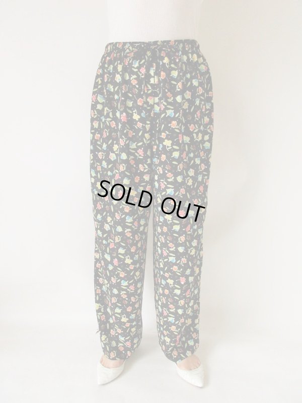 画像3: カラフル花柄のリラックスパンツ