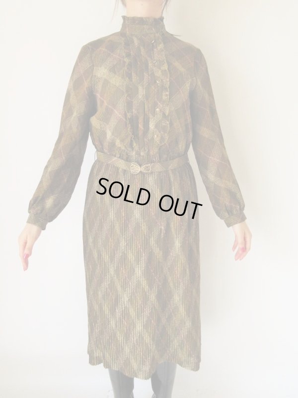 画像3: ドラマティックな細かいプリーツワンピース
