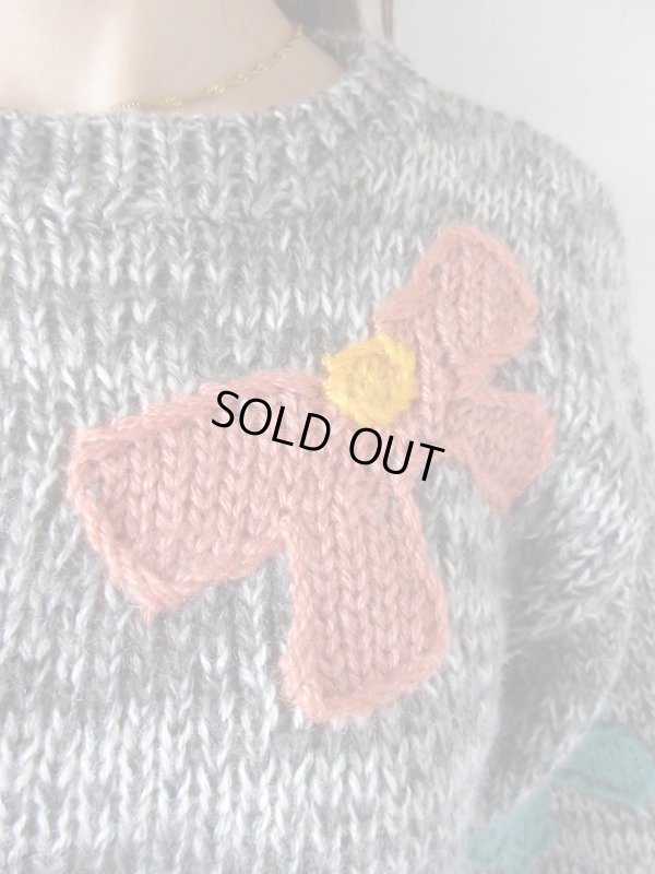 画像7: リボンのローゲージニット