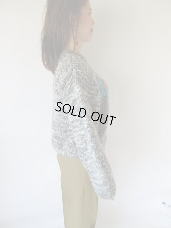 画像5: リボンのローゲージニット