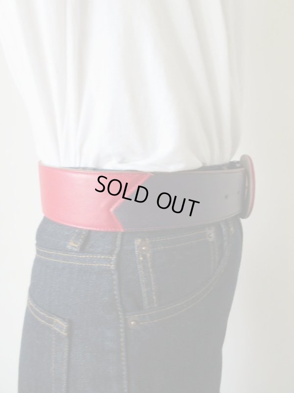 画像3: マルチカラーのレザーベルト