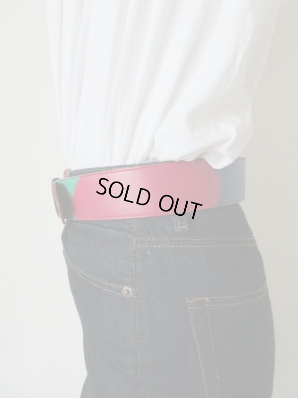 画像5: マルチカラーのレザーベルト