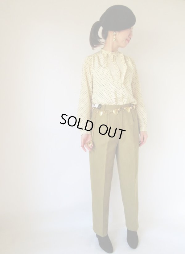 画像3: Dead stock*レディーのための万能テーパードパンツ