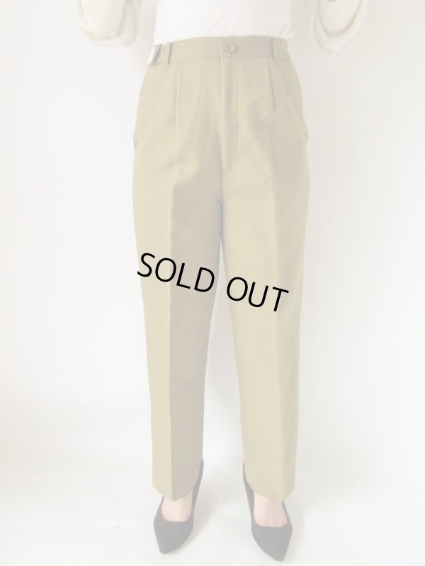 画像4: Dead stock*レディーのための万能テーパードパンツ