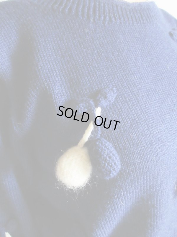 画像6: バイカラーのさくらんぼニット