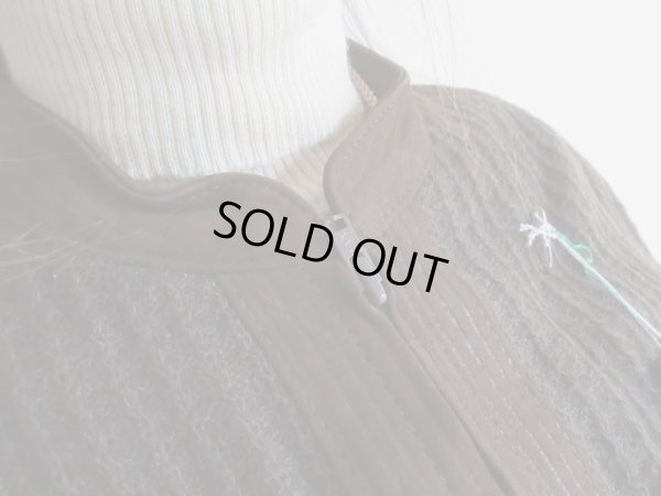 画像7: Dead stock*Hankyuレザー切り替えブルゾン　当時販売価格67000円