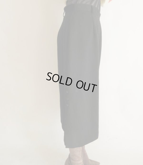 画像5: サイドボタンデザインスカート