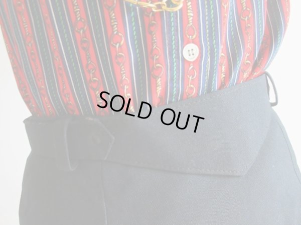 画像7: 海外ヴィンテージ*裾プリーツの美シルエットスカート（ベルト付き）