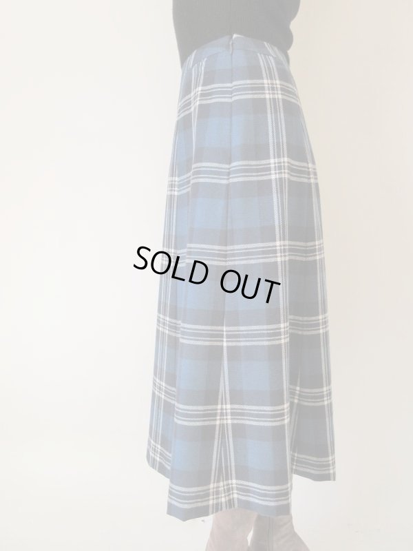 画像4: 美シルエットのチェック柄スカート