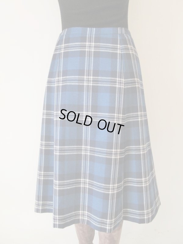 画像5: 美シルエットのチェック柄スカート
