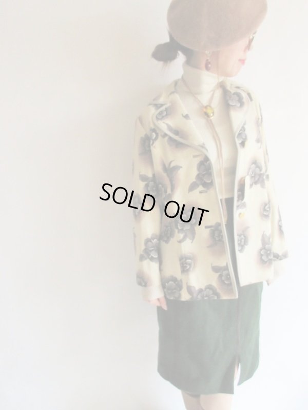 画像7: Dead stock*クラシカル花柄ジャケット１３号