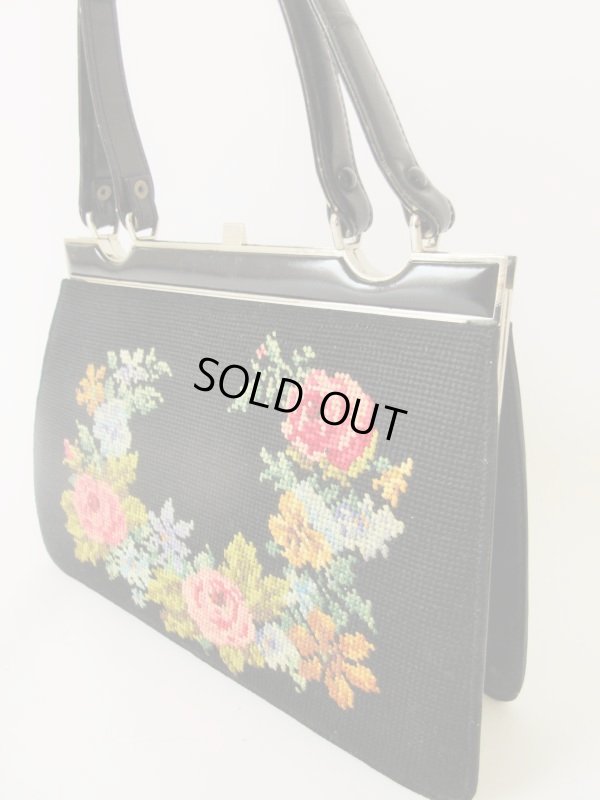 画像4: お花ステッチの乙女バッグ