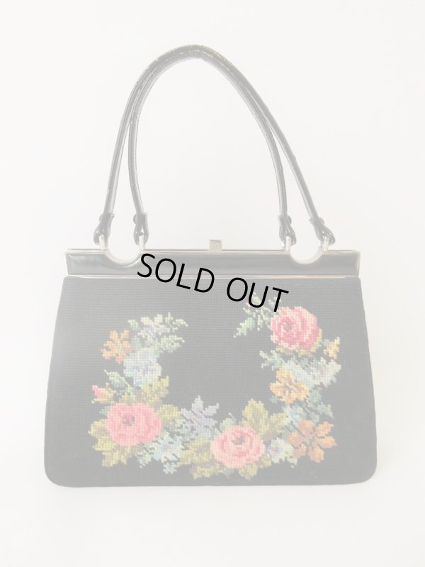 画像3: お花ステッチの乙女バッグ