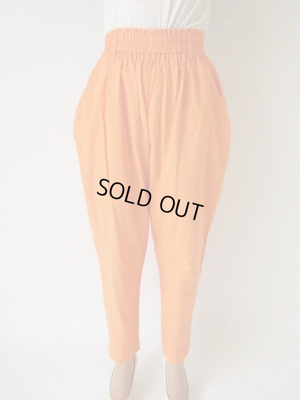 画像3: ビタミンオレンジのテーパードパンツ（ウエストゴム）