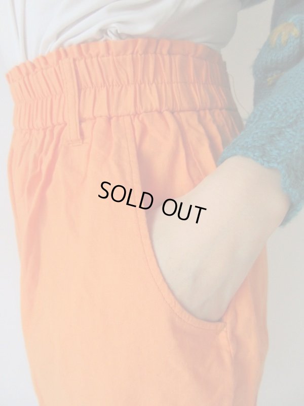 画像6: ビタミンオレンジのテーパードパンツ（ウエストゴム）