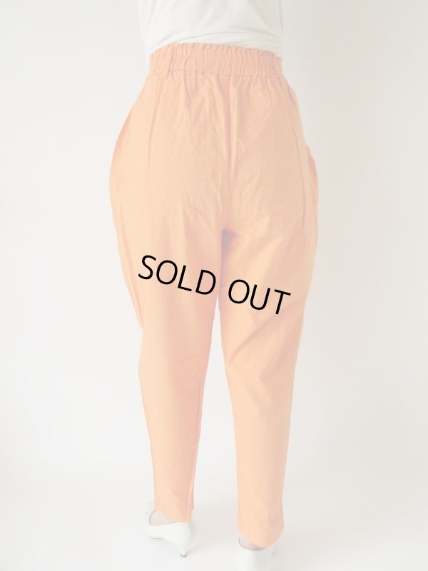 画像5: ビタミンオレンジのテーパードパンツ（ウエストゴム）