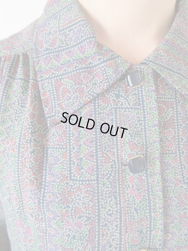 画像8: シェルの葉っぱ型ベルト付きワンピース