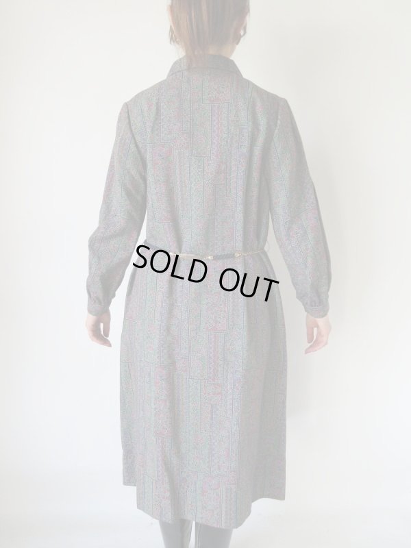 画像4: シェルの葉っぱ型ベルト付きワンピース