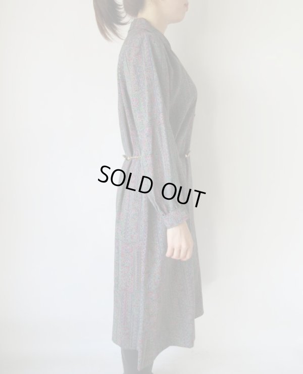 画像5: シェルの葉っぱ型ベルト付きワンピース