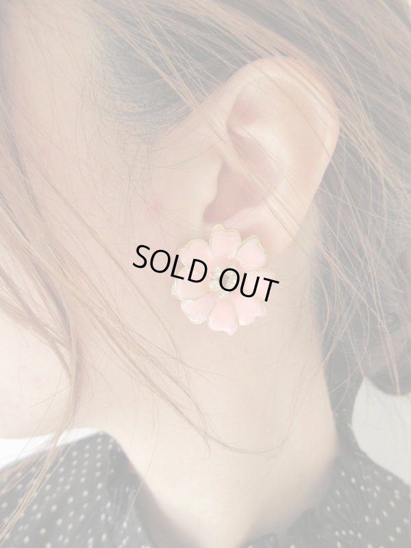 画像5: お花にラインストーンのイヤリング