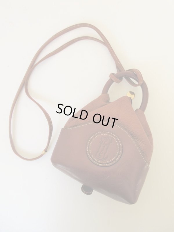 画像4: Dead stock*型押しワンちゃんのレザーバッグ