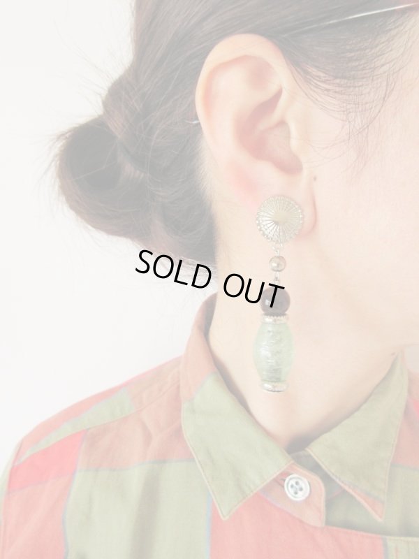 画像6: Dead stock*ガラスビーズイヤリング