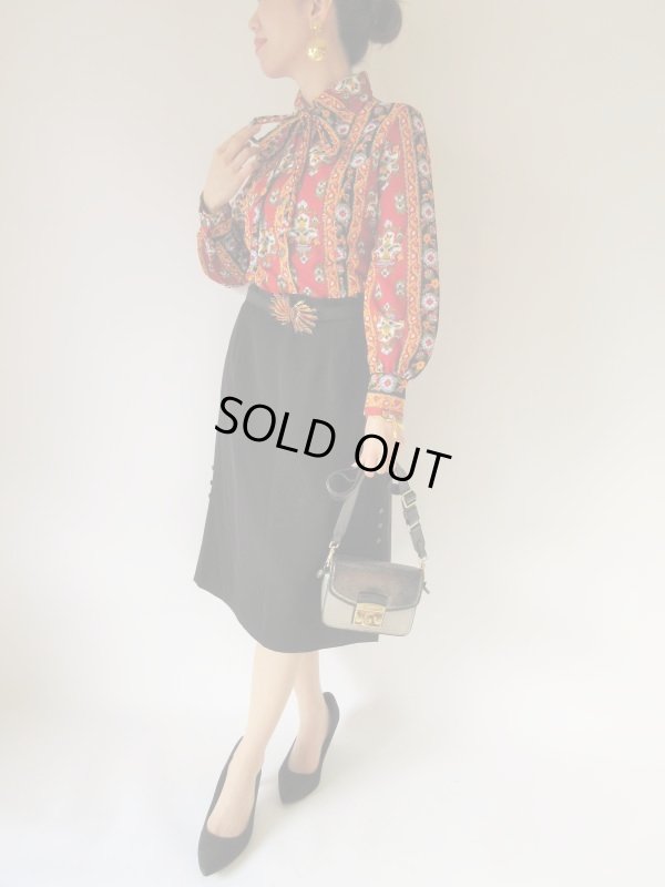 画像3: サイドボタンデザインスカート