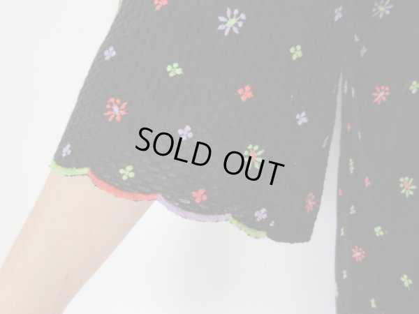 画像7: お仕立て品*カラフル花柄刺繍ワンピース