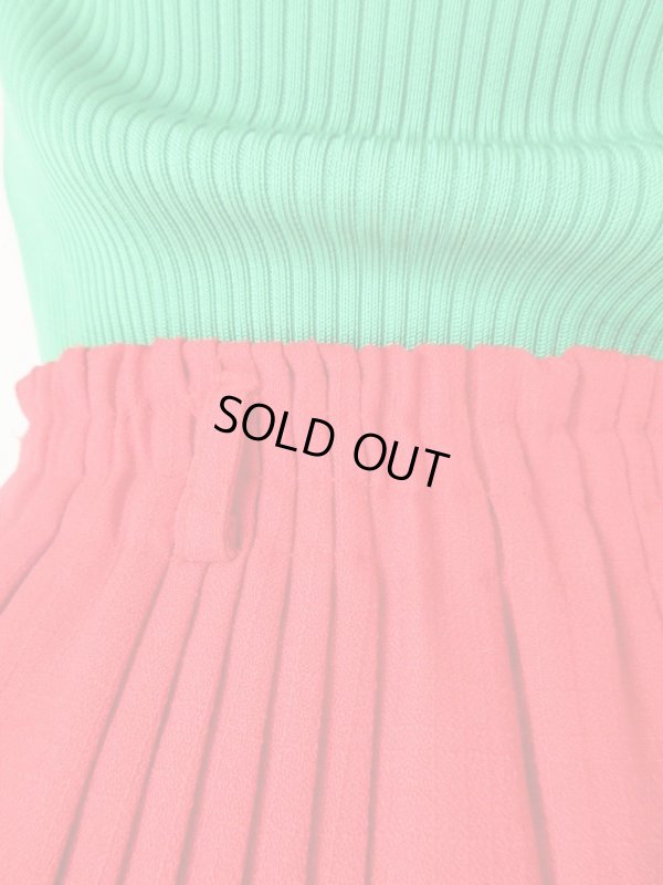 画像7: トマトレッドのプリーツスカート（ウエストゴム）