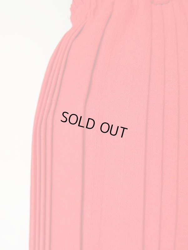 画像6: トマトレッドのプリーツスカート（ウエストゴム）