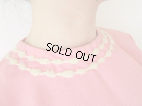 画像6: 海外ヴィンテージ*毛糸の２本ラインワンピース