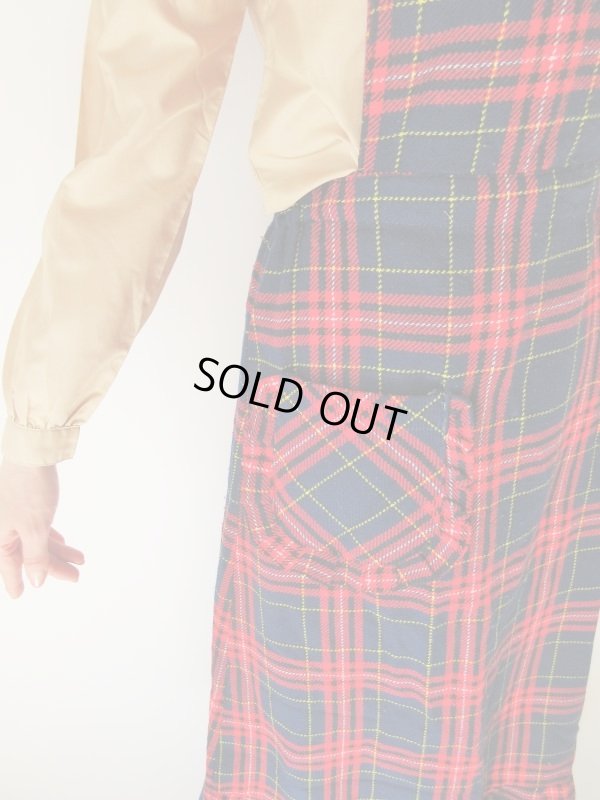 画像7: レトロチェックのエプロンワンピース