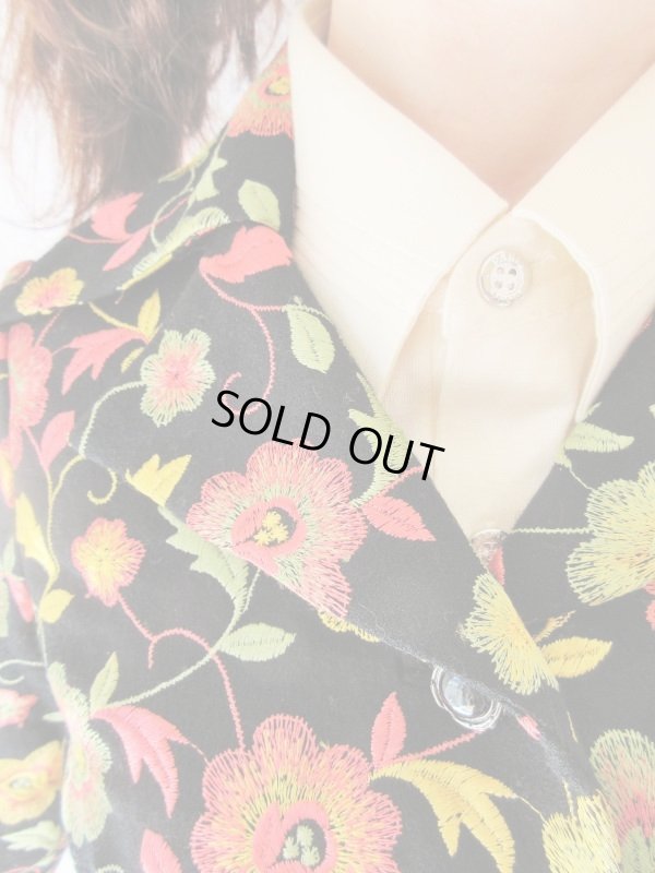 画像7: 【総入れ替え対象外商品】１点モノ*豪華お花刺繍のセットアップ