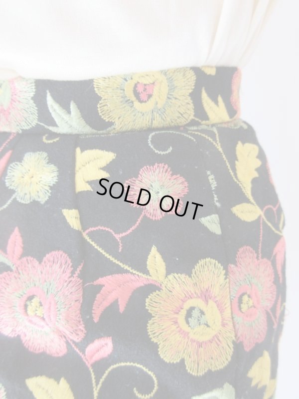 画像12: 【総入れ替え対象外商品】１点モノ*豪華お花刺繍のセットアップ