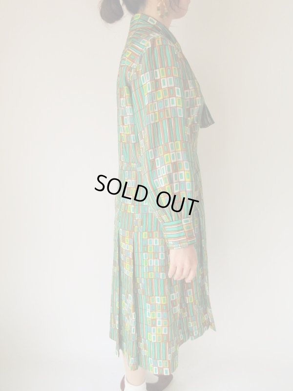 画像4: 【総入れ替え対象外商品】お仕立て品の１点モノ*リボンタイワンピース