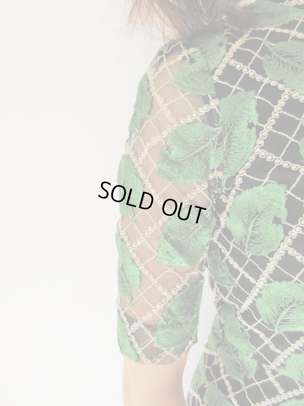 画像9: 【総入れ替え対象外商品】お仕立て品の１点モノ*豪華刺繍ワンピース