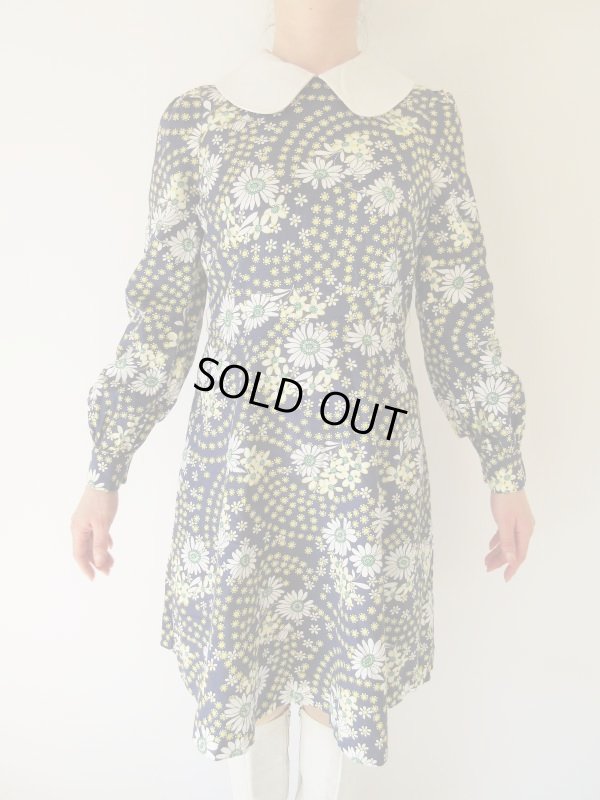 画像3: 【総入れ替え対象外商品】お仕立て品の１点モノ*チャーミングなお花柄ワンピース