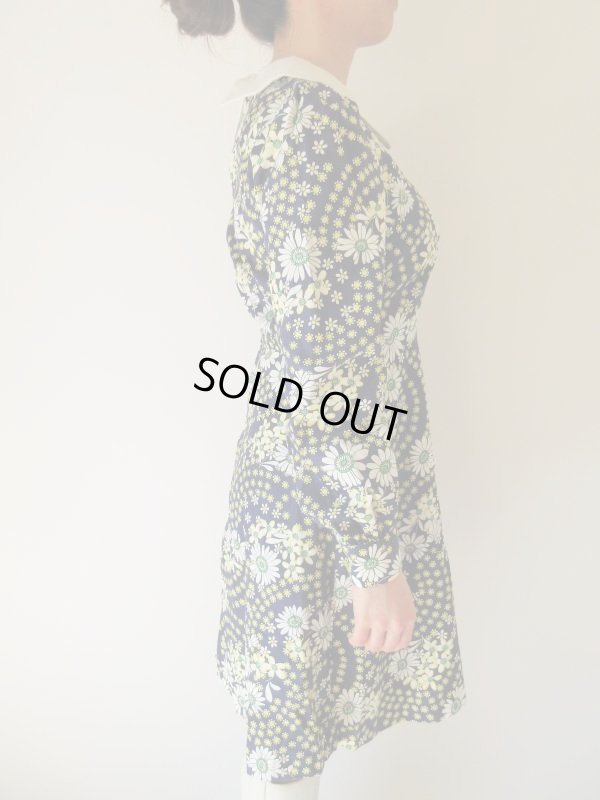 画像4: 【総入れ替え対象外商品】お仕立て品の１点モノ*チャーミングなお花柄ワンピース
