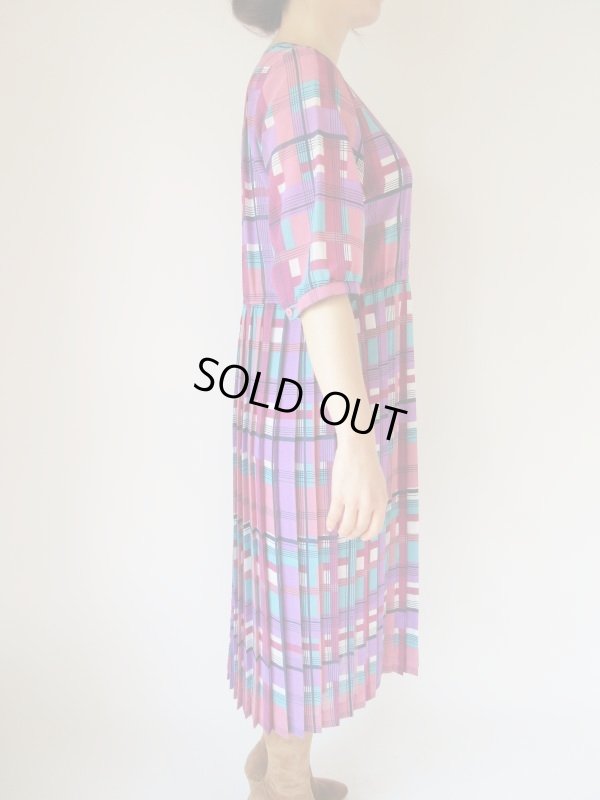 画像4: 【総入れ替え対象外商品】Dead stock*胸きゅんチェックワンピース