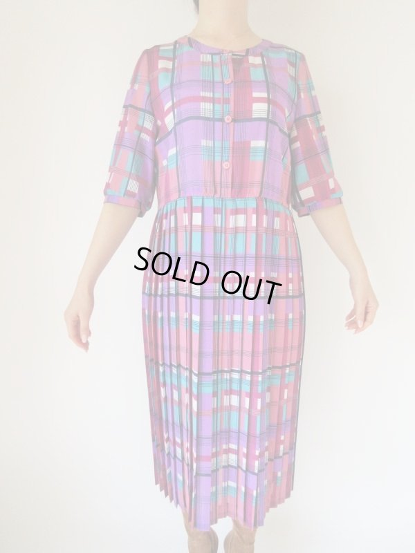 画像3: 【総入れ替え対象外商品】Dead stock*胸きゅんチェックワンピース