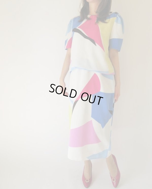 画像8: 【総入れ替え対象外商品】レトロカラーリングのワンピース