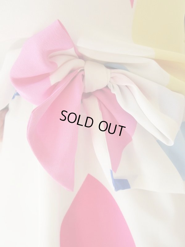 画像7: 【総入れ替え対象外商品】レトロカラーリングのワンピース