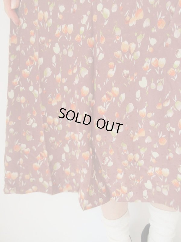 画像9: 【総入れ替え対象外商品】チューリップ柄ワンピース