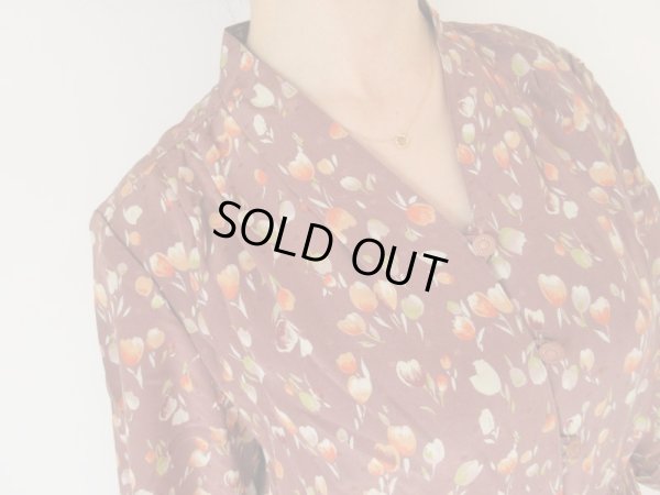 画像6: 【総入れ替え対象外商品】チューリップ柄ワンピース