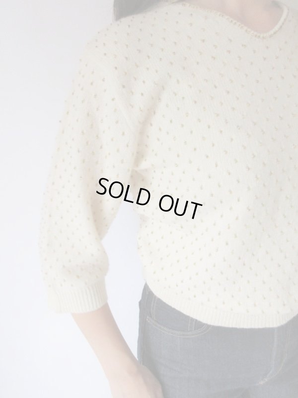 画像9: ビーズ装飾のニット