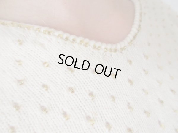 画像8: ビーズ装飾のニット