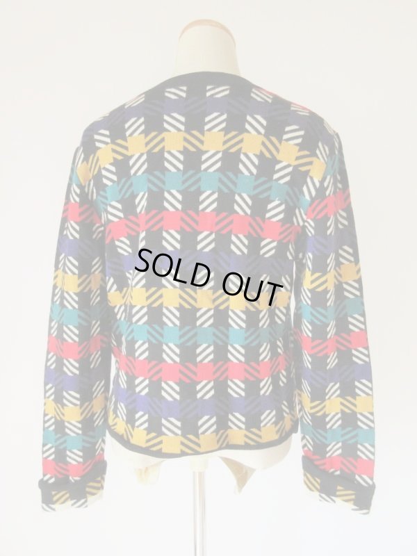 画像5: マルチカラーのニットカーディガン